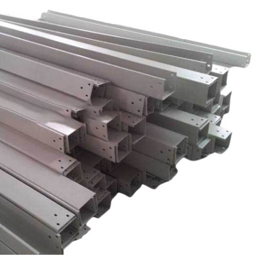 Máng cáp trunking có nắp 100x100mm